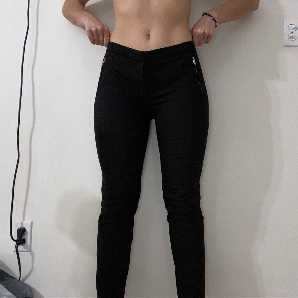 Black business casual pants